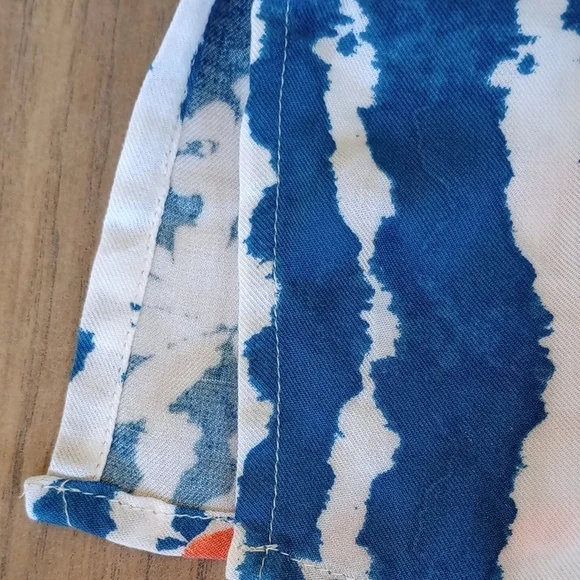 Ruby Rd. Floral Striped Blouse - Blue, Pink, White - Picture 6 of 15